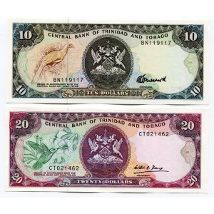Trinidad and Tobago 10 - 20 Dollars 1985