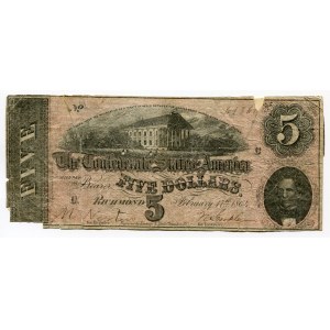 United States 5 Dollars 1864