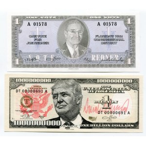 United States Lot of 2 Notes 2016