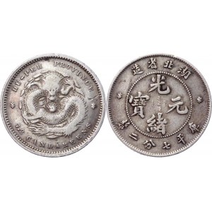 China Hupeh 10 Cents 1895 -1907 (ND)