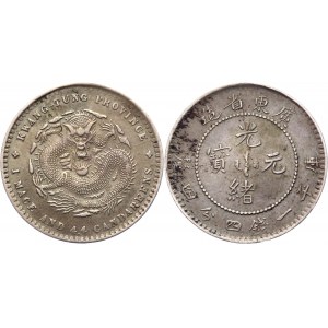 China Kwangtung 20 Cents 1890 -1908 (ND)