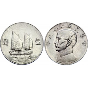 China Republic 1 Dollar 1934