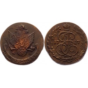 Russia 5 Kopeks 1787 КМ