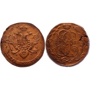 Russia 5 Kopeks 1788 КМ R