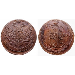 Russia 5 Kopeks 1789 ЕМ