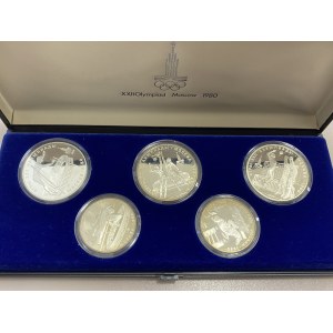 Russia - USSR Olympic Proof Set of 5 Coins 1978 - 1979