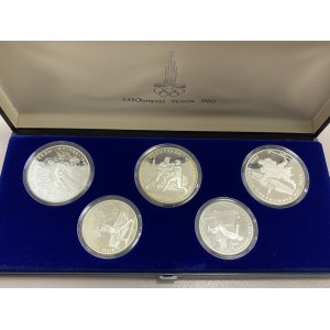 Russia - USSR Olympic Proof Set of 5 Coins 1979