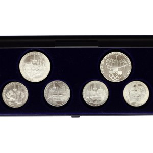 Russia - USSR Olympic UNC Set of 5 Coins 1977