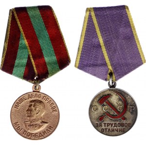 Russia - USSR Lot of 2 Medals