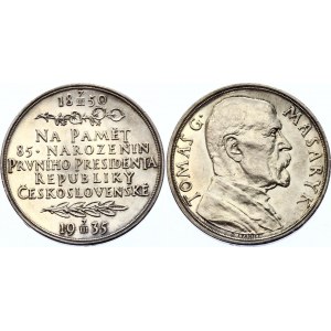 Czechoslovakia Medal T. G. Masaryk, In Memory of the 85th Birthday of the First President of the Czechoslovak Republic 1935