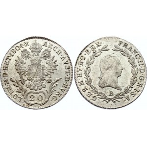 Austria 20 Kreuzer 1804 B