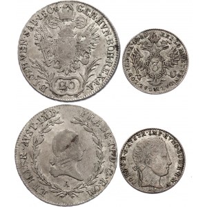 Austria 3 & 20 Kreuzer 1806 & 1840 A - Wien