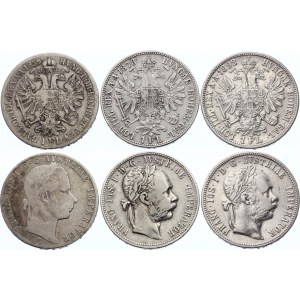 Austria 3 x 1 Florin 1859 - 1892