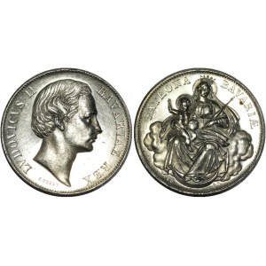 German States Bavaria 1 Vereinsthaler 1869
