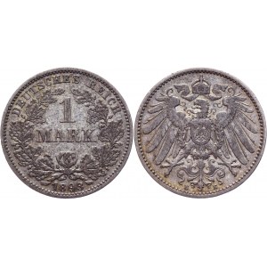 Germany - Empire 1 Mark 1893 E Key Date