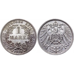 Germany - Empire 1 Mark 1916 F