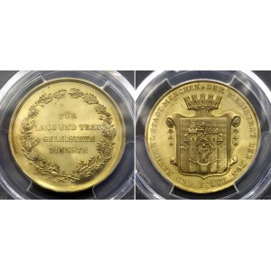 Germany - Empire Bavaria 4 Dukat Medal 19th Century PCGS SP AU