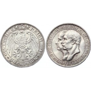 Germany - Empire Prussia 3 Mark 1911 A