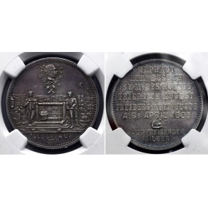 Germany - Empire Saxony 2 Mark 1905 Mint Visit NGC MS63