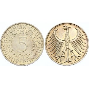 Germany - FRG 5 Mark 1973 J
