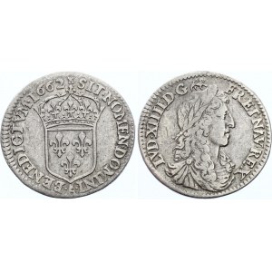 France Ecu 1662 A