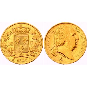 France 20 Francs 1824 A