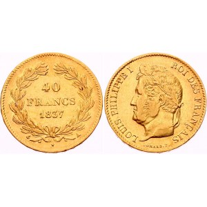 France 40 Francs 1837 A