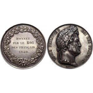 France Politics Society War Medal 1840 Louise Philippe I