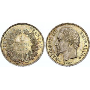 France 1 Franc 1859 A Napoleon III