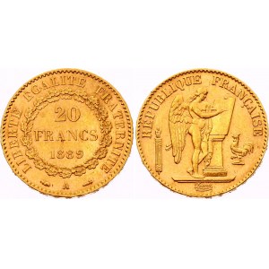 France 20 Francs 1889 A