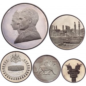 Iran Scarce Mint Proof Set 1971 Very Rare!