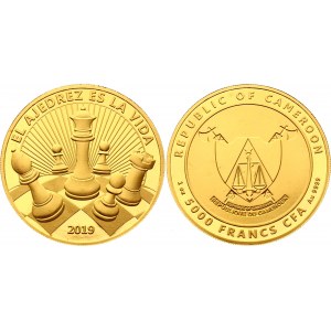 Cameroon 5000 Francs CFA 2019 Chess