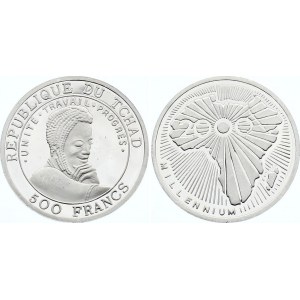 Chad 500 Francs 2000
