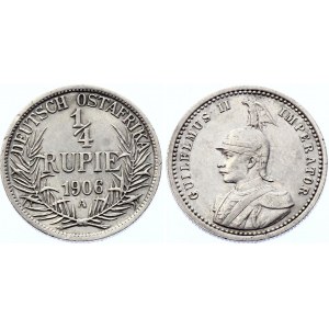 German East Africa 1/4 Rupie 1906 A