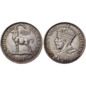 Southern Rhodesia 2 Shillings 1935 KG