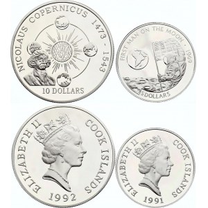 Cook Islands 5 & 10 Dollars 1991 - 1992