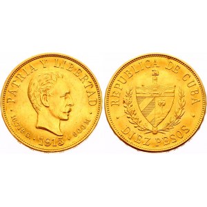 Cuba 10 Pesos 1915