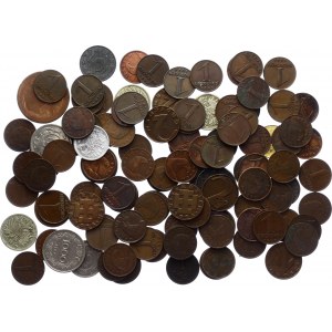 Austria-Hungary Lot of 217 Coins 20th Century