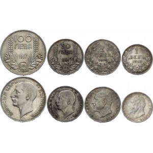 Bulgaria Lot of 4 Coins 1912 - 1937