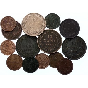 Europe Lot of 14 Coins 1867 -12