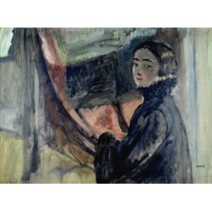 ANERI Irena Weissova (1888-1981), Self portrait, ca. 1910