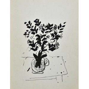 Marc CHAGALL (1887 - 1985), Bouquet in Vase on Table