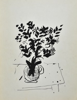 Marc CHAGALL (1887 - 1985), Bouquet in Vase on Table