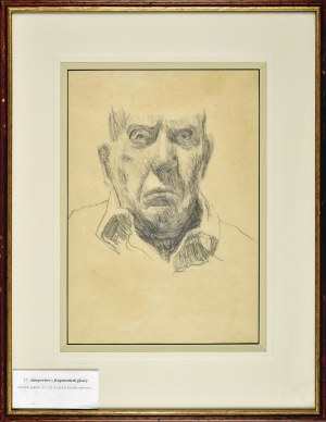 Stanisław KAMOCKI (1875-1944), Autoportret z fragmentem głowy
