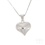 A heart-shaped pendant