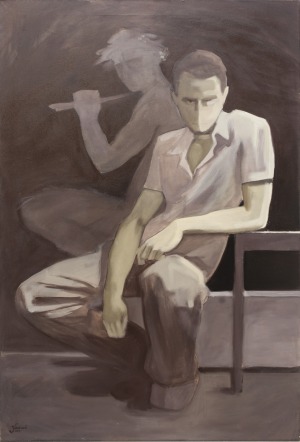 Jakub Godziszewski, Autoportret z faunem, 2010
