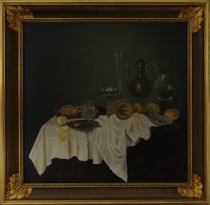 Eugeniusz GAWROŃSKI, XX w., wg. Willem Claesz HEDA (1594-1680), Śniadanie