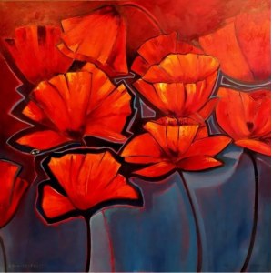 Krystyna RUMINKIEWICZ, Poppies, 2020.