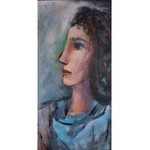 Boris Deutsch (1892-1978), Portret młodej kobiety (1930)