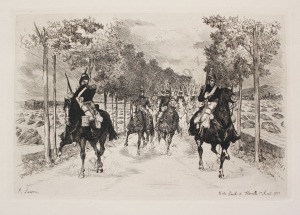 Auguste André Lançon (1836-1887), Sceny z wojny francusko-pruskiej w 1870 roku